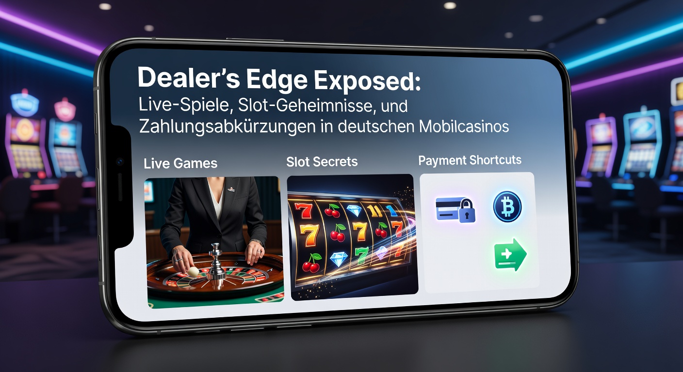 Live-Dealer an einem Blackjack-Tisch in einer deutschen Mobile-Casino-App, mit Fokus auf Karten und Chips