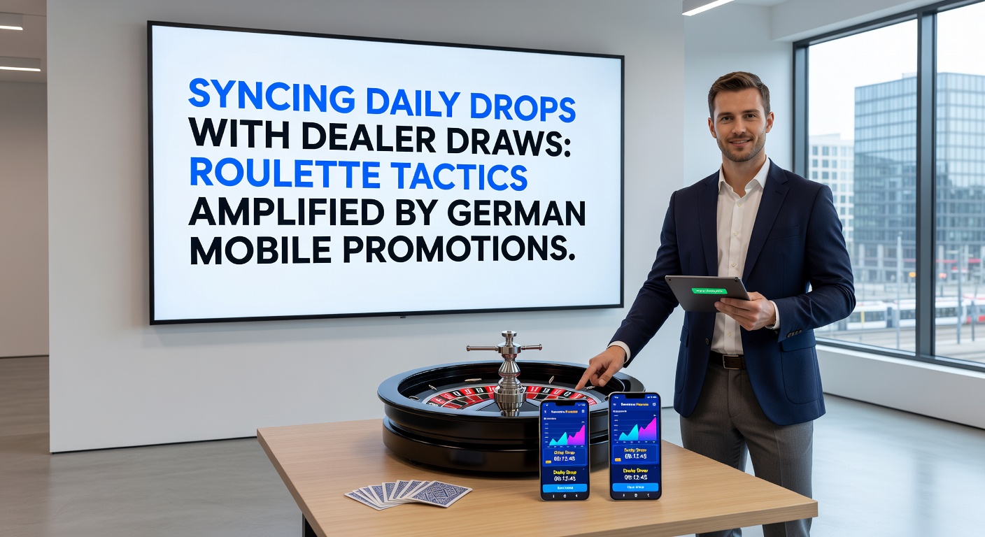 Smartphone-App mit laufender Roulette-Session und Drop-Benachrichtigung auf einem deutschen Mobilgerät