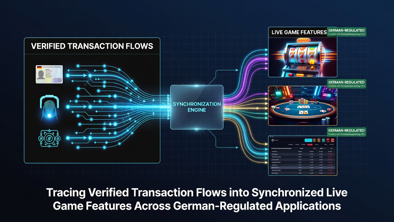 Darstellung verifizierter Transaktionsflüsse und Live-Game-Synchronisation in deutschen Apps